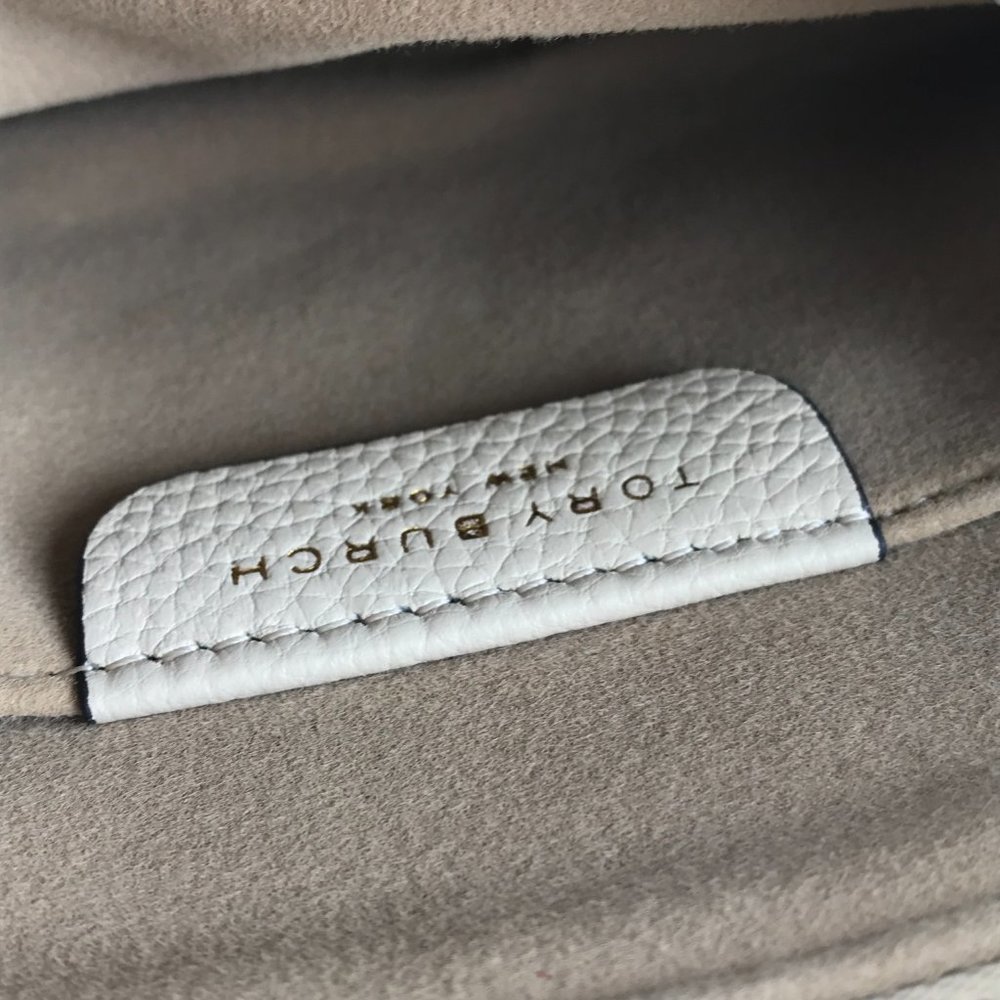 New Ivory Tory Burch Mini Miller Crossbody Bag - Picture 9 of 11